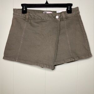 SO Women's Wrap Denim Skort NWT